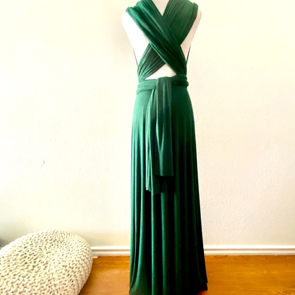 Lulu’s Tricks of The Trade Green Maxi Dress - Picture 8 of 16